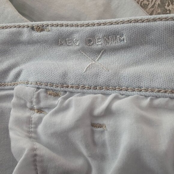 American Eagle Woman's Super Stretch Cut Off Jean Shorts Size 14 - Picture 4 of 8